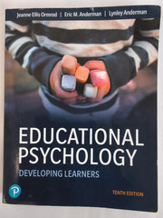 Educational Psychology: Developing Learners by Ormrod, Anderman, Anderman #B1268