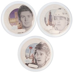 2017 $5 Grandeur Upper Deck Hockey Silver Coin Cook Islands 1 oz .9999 Silver