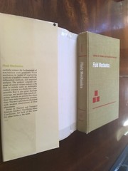 Fluid Mechanics by Arthur G. Hansen 1967 John Wiley and Sons HC