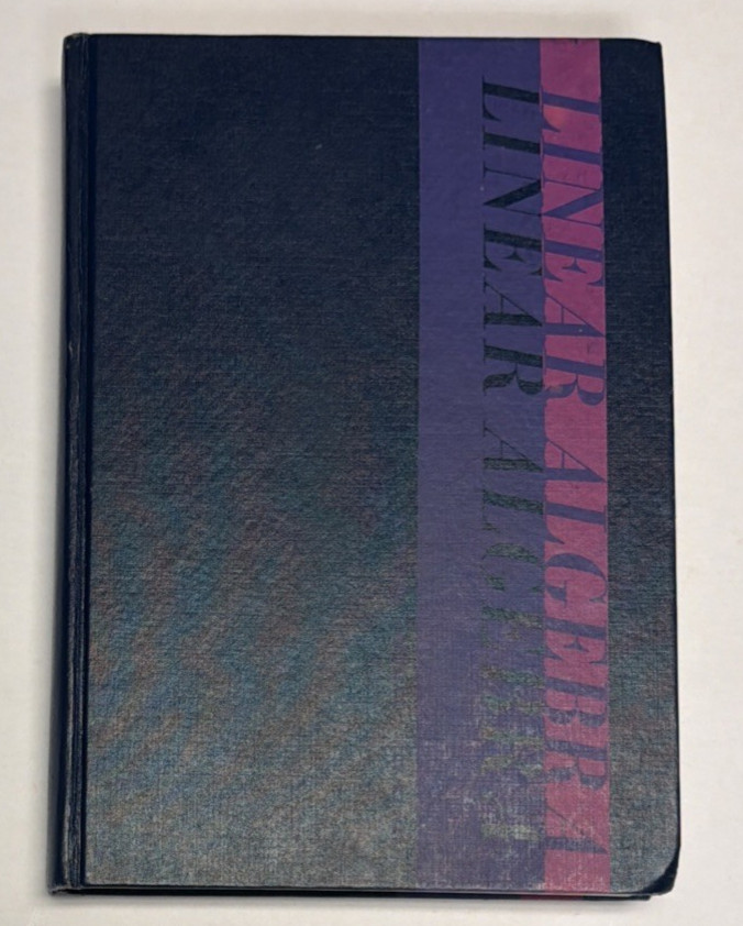 Linear Algebra Kenneth Hoffman Ray Kunze 2nd Ed Prentice Hall 1971 HC