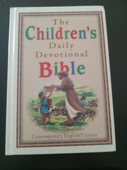 The Children’s Daily Devotional Bible Contemporary English Version Printed In US