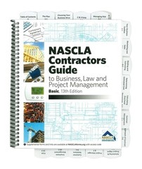 Professionally Highlighted and Tabbed – Basic 13th – NASCLA Contractors Guide…