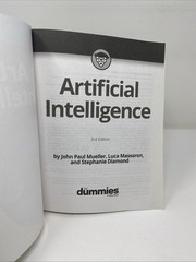 Artificial Intelligence for Dummies 3rd Edition John Paul Mueller, Massaron 2025