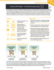 New Master Books CONSUMER MATH Curriculum Set Personal Finance Homeschooling