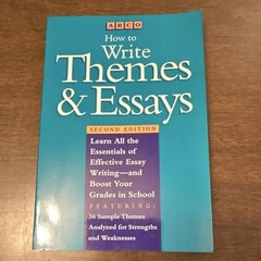 Arco How to Write Themes & Essays Study Guide 2nd Ed Paperback McCall 1989