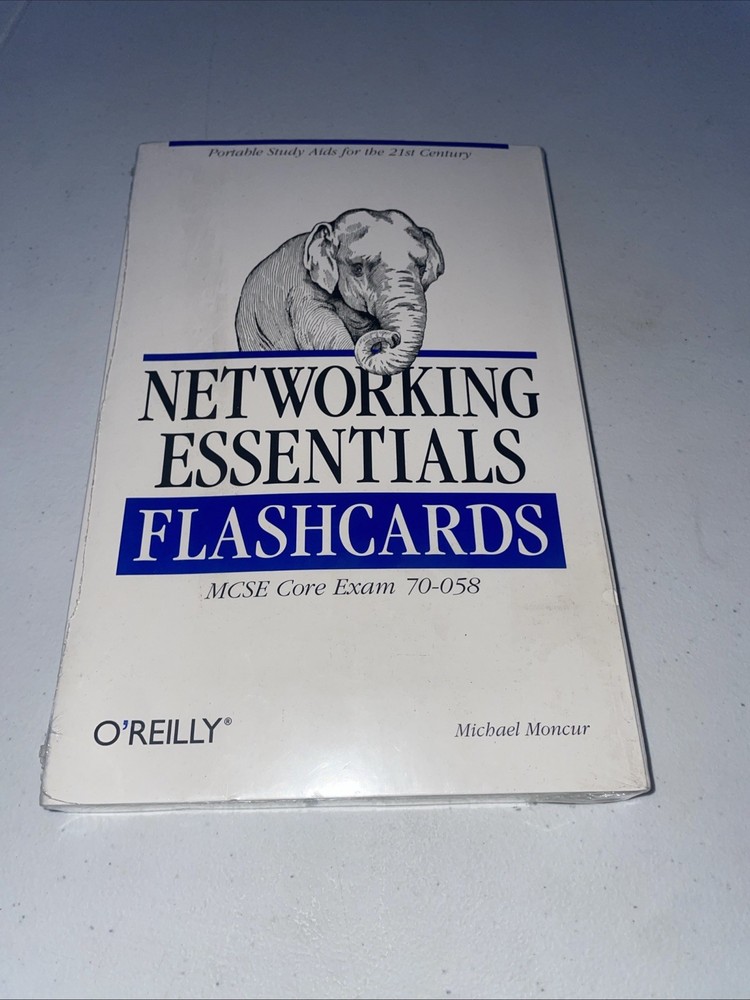 Networking Essentials Flashcards by M Moncur (1999, Paperback) Exam 70-058 NEW