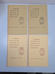 Career Institute Practical English Course 60s Box Set 13 Booklet Dictionary Comp