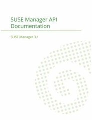 SUSE Manager 3.1: API Documentation, Brand New, Free shipping in the US