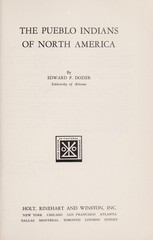 Pueblo Indians of North America Hardcover Edward P. Dozier
