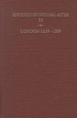 English Episcopal ACTA : London 1229-1280, Hardcover by Hoskin, Philippa M. (…