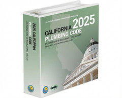 2025 California PLUMBING code