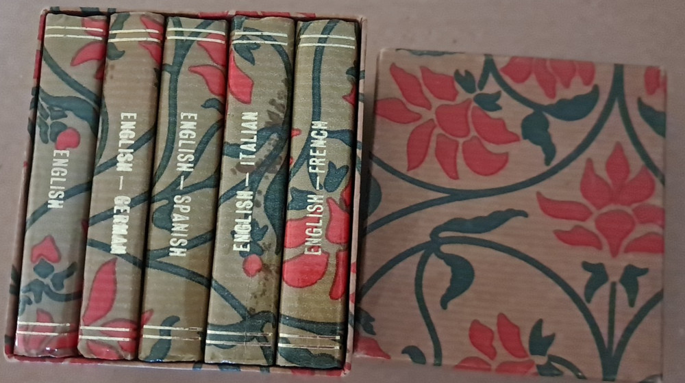 Neiman Marcus mini dictionaries set of 5 in box