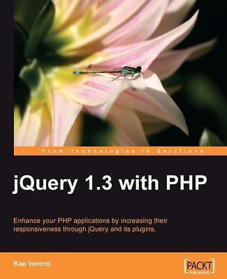 Jquery 1.3 with PHP by Verens, Kae
