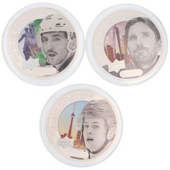 2017 $5 Grandeur Upper Deck Hockey Silver Coin Cook Islands 1 oz .9999 Silver