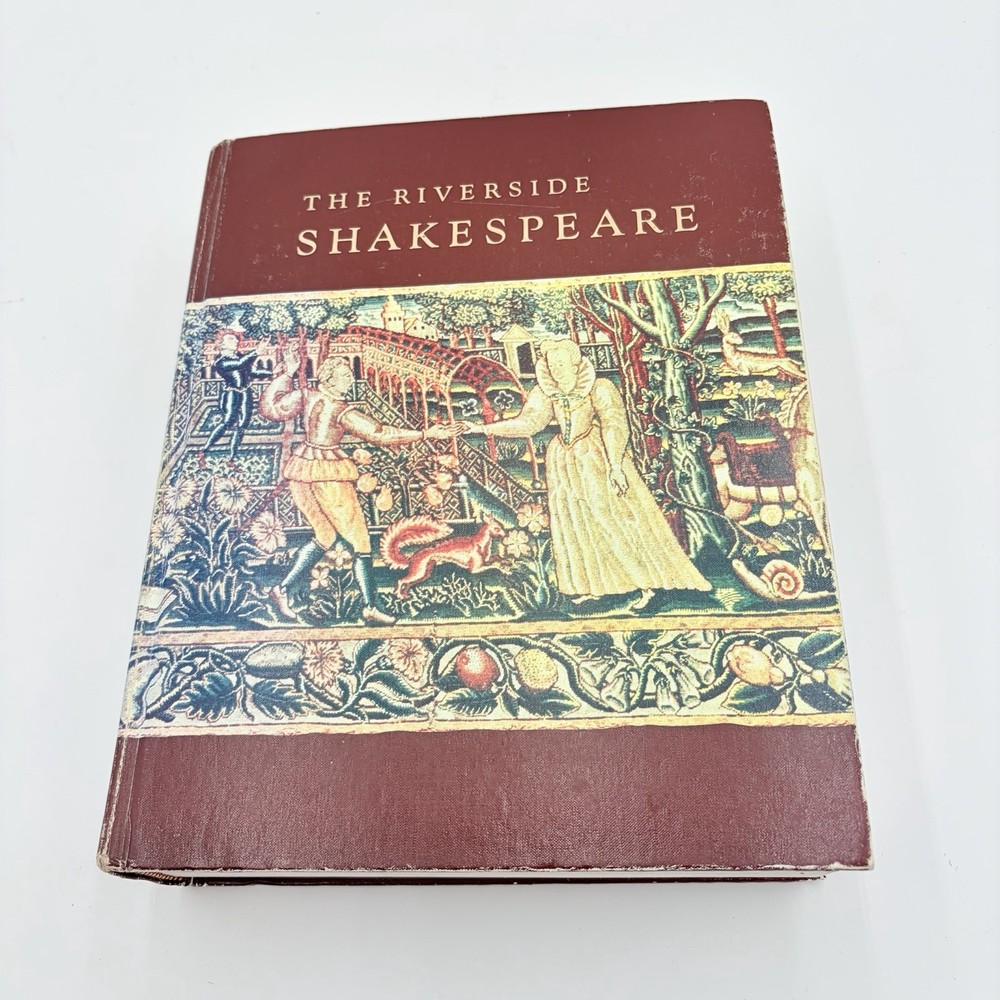 THE RIVERSIDE SHAKESPEARE Hardcover Complete Works Houghton Mifflin 1974
