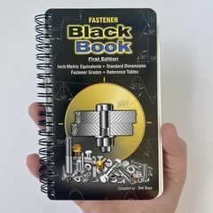 FASTENER Black Book – Handbook size with FREE Thread Identifaction Gauge