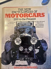 New Encyclopedia of Motorcars Hardcover 1885 to the Present Georgano 1982 VTG DJ
