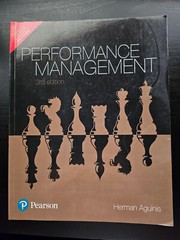 Performance Management by Herman Aguinis (2012, Hardcover)