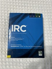 *IRC 2018 International Residential Code Paperback – 9781609837372