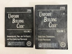 Uniform Building Code 1994, Vol 1-2 International Conference of Building Office