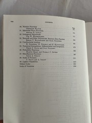 Dover Books: Handbook of Mathematical Functions – Formulas, graphs and tables