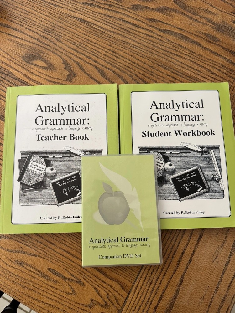 Analytical Grammar Teachers Book, Student Workbook, & DVDs
