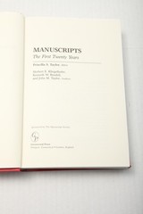Manuscripts First Twenty Years Priscilla Taylor Hardcover 1984 Greenwood