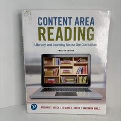 Content Area Reading: Literacy and Learning Across the Curriculum