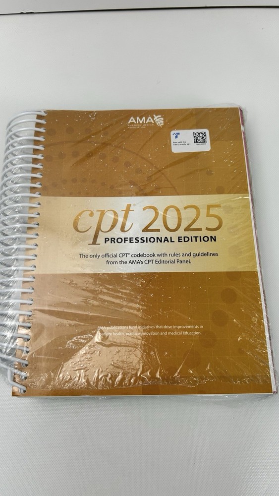 CPT Professional 2025 1st Edition Spiral Bound *New W/Torn wrap