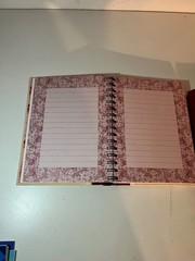2 SPIRAL JOURNALS FLORAL PRINT PAGES 2004 HAY HOUSE CLEAN NO WRITING