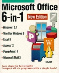 Microsoft Office 6 in 1 by Kinkoph, Sherry Counterpack – filled Book The Fast
