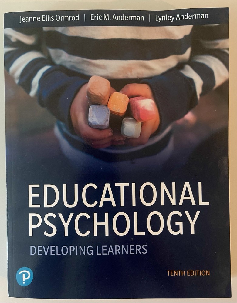 Educational Psychology Developing Learners Pearson Tenth Edition