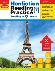 Evan-Moor Non-Fiction Reading Practice, Grade 5 – paperback Evan-Moor Educat…