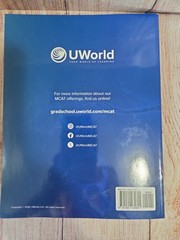UWorld MCAT Prep Book Bundle 26-27 2nd Edition BioChemistry, Physics 4-Book Set