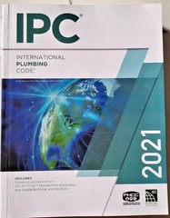 International Plumbing Code IPC 2021 Paperback Free Shipping