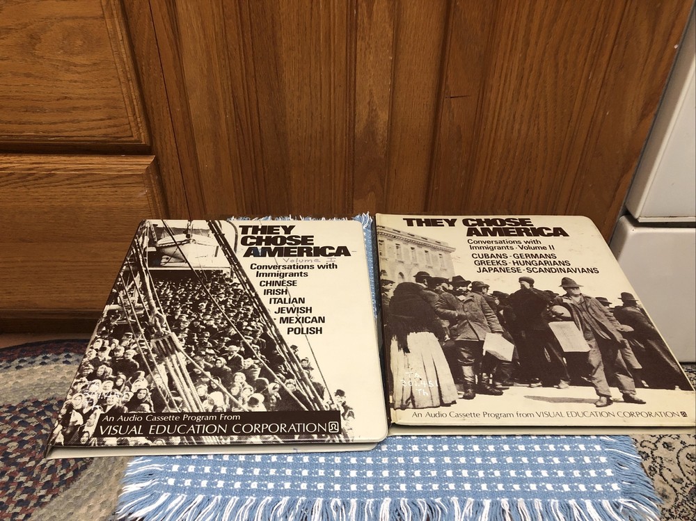 Vintage immigrant Audio conversations Cassette Rare They chose America education