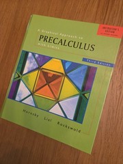 A Graphical Approach to Precalculus with Limits, 3rd Edition, Instructor’s Ed.