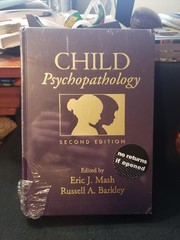 CHILD PSYCHOPATHOLOGY, SECOND EDITION By Eric J. Mash & Russell A. Barkley Mint