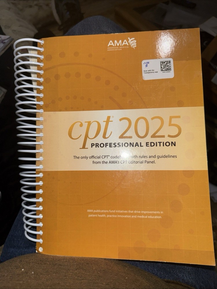 CPT Professional 2025 by American Medical Association (2024, Spiral)