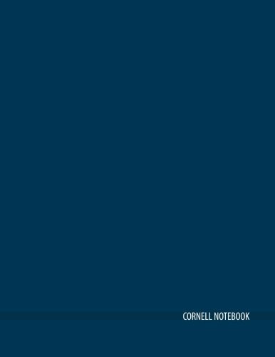 Cornell Notebook: Large 8.5″x11″ – 150 Pages: Cornell Note-Taking