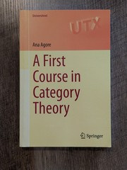 A First Course In Category Theory Agore Springer Universitext Softcover Math