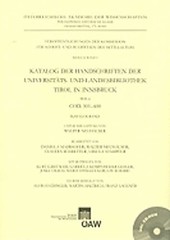 Katalog Der Handschriften Der Universitats- Und Landesbibliothek Tirol in: Used