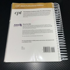 CPT Professional 2024 by American Medical Association (2023, Trade Paperback)
