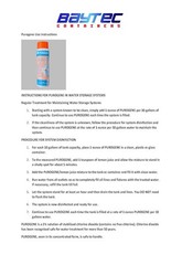 Long-Term Water Storage Treatment: 32oz Purogene Anti-Odor & Chlorine Reducer