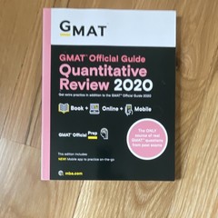 GMAT Official Guide Quantitative Review 2020 Wiley Paperback Exam Prep