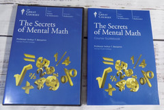 The Great Courses DVD Set THE SECRETS OF MENTAL MATH Very Good