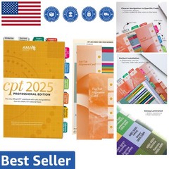 Effortless Organization with CPT 2025 Index Tabs – Easy Install & Blank Tabs