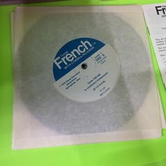 Vintage Vis-Ed Think French Level 1 Language Vocabulary Cards And Records