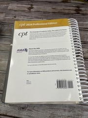 CPT 2024 Professional Edition by American Medical Association Spiral Paperback