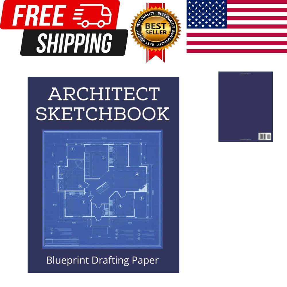 Sketchbook for Architects Students | Blueprint Paper for Drafting | Grid Gra…